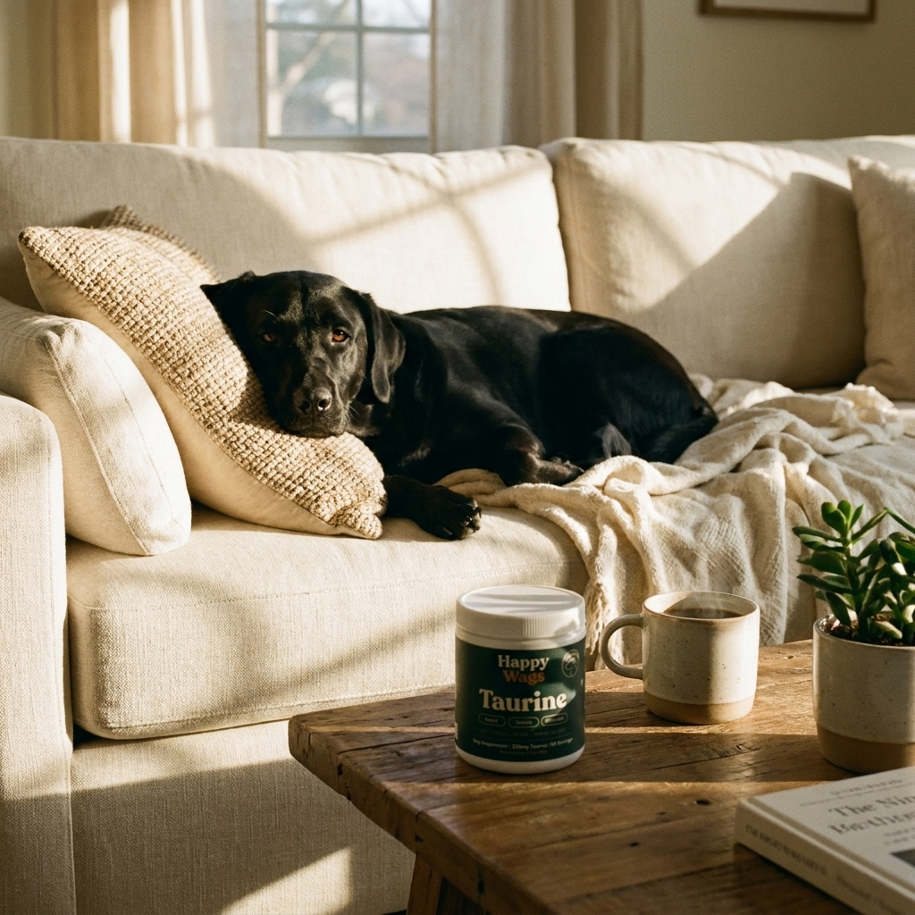 Dog with HappyWags Taurine